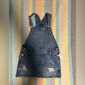 GAP Kids Blue Denim Jumper Dress